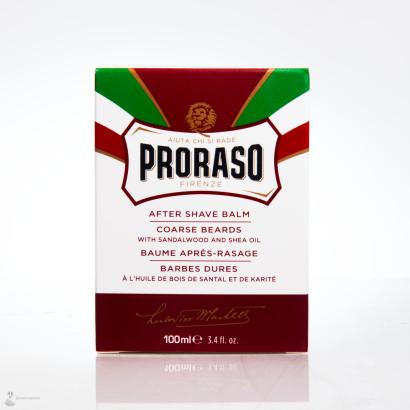 Proraso  After Shave Balsam Linea Rossa mit Sandelholz und Sheabutter-Öl 100ml