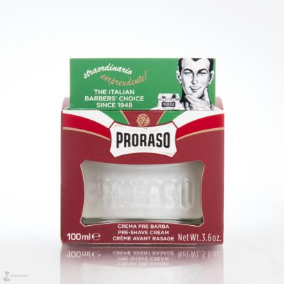 Proraso Pre Shave Creme Linea Rossa mit Sandelholz und Shea Butter 100ml